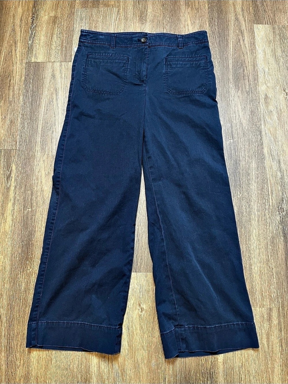 Talbots Pocket Pants Straight Leg Cotton Pants Size 8
